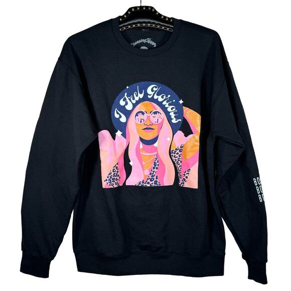 Choosing Happy I Feel Glorious Born For This Graphic Sweatshirt XS/S - Picture 8 of 8